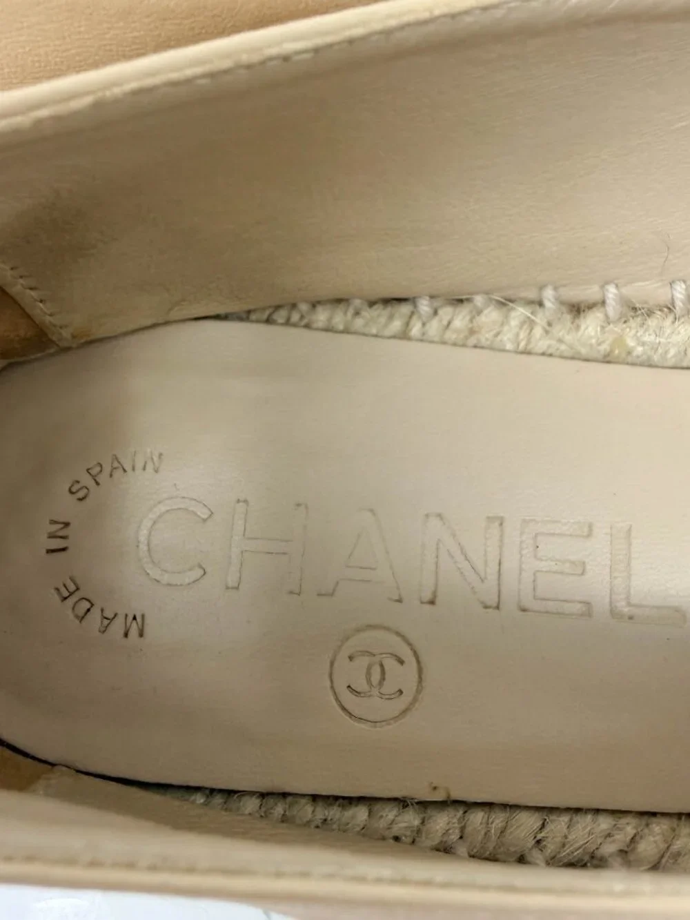 Chanel Lambskin Leather Espadrilles